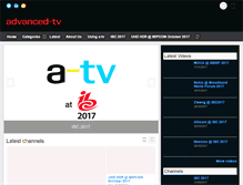 Tablet Screenshot of advanced-television.tv